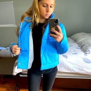 Cropped puffer jacket